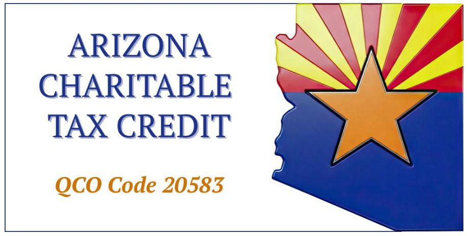 Arizona Charitable Tax Credit QCO Code 20583